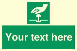 Custom Safe condition: Emergency stop button